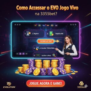 Como Acessar o EVO Jogo Ao Vivo na 3355bet?